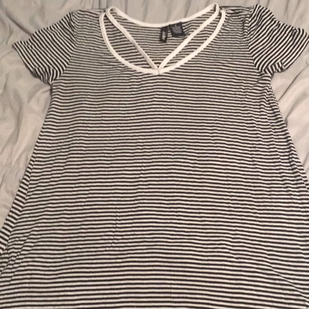 Ultra Flirt Striped Tunic Small
